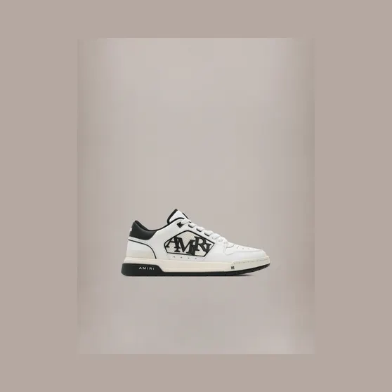 Amiri Classic Low “White Black” (AWFOSR1084-111)