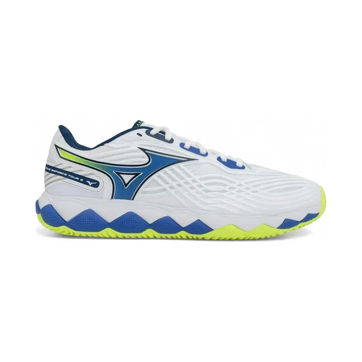 Mizuno Wave Enforce Tour 2 CC White Dazzling Blue Lightning (61GC260320)