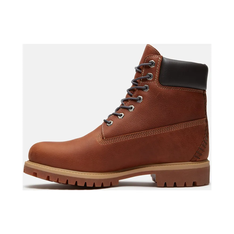 Timberland 6″ Premium Waterproof Boot Rust Full Grain Dark Grey (TB0A6G1R-AAD)