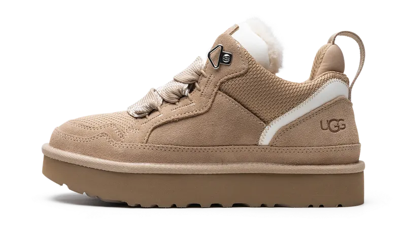 UGG Lowmel “Sand”: zandtinten op een platformzool (2)
