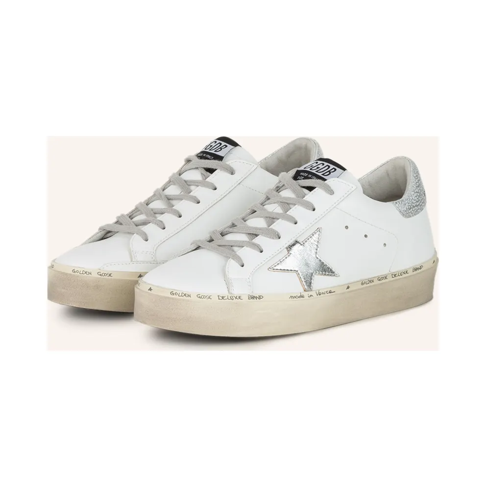 Golden Goose White/silver Hi-Star GWF00118F000329/T_GOLDE-80185_500-41