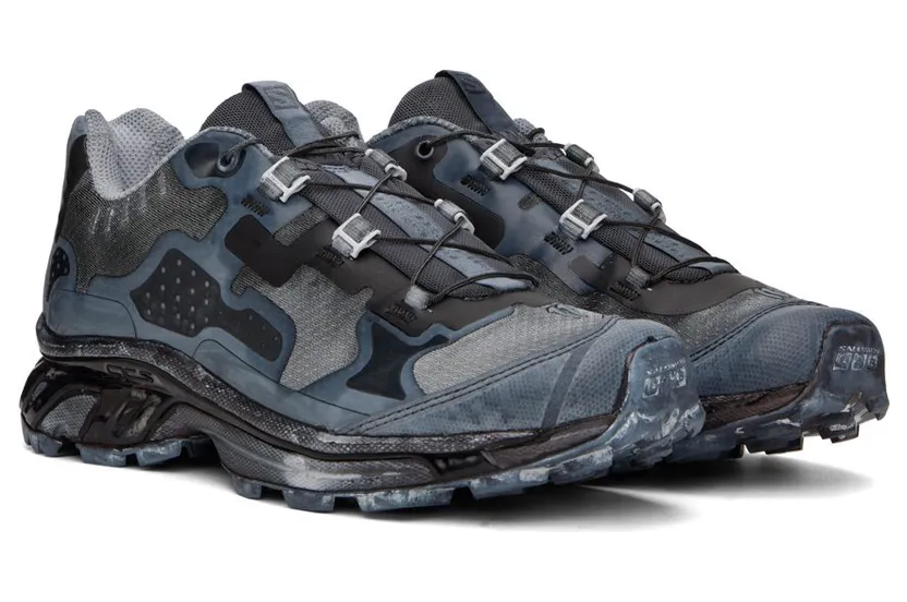 11 by Boris Bidjan Saberi Gray Salomon Edition Bamba 5 Low BLACK DYE (58 11xS) (4)