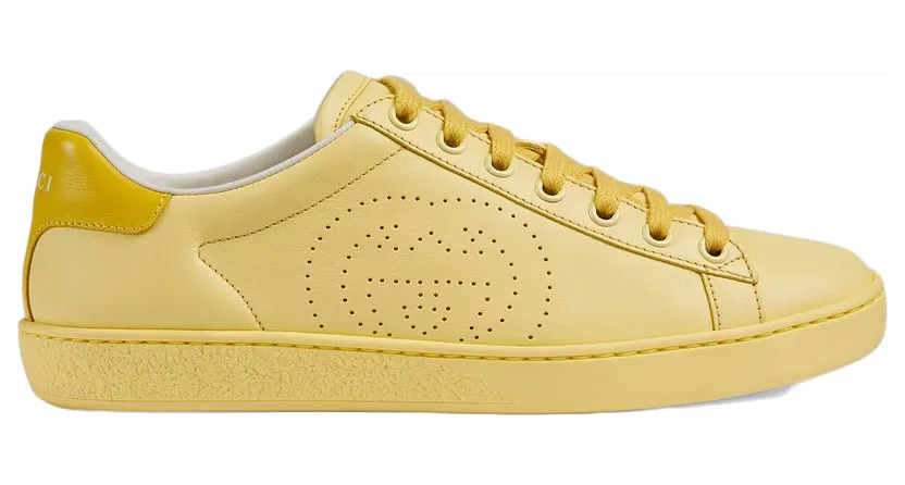 Gucci Ace Interlocking G Yellow (W)