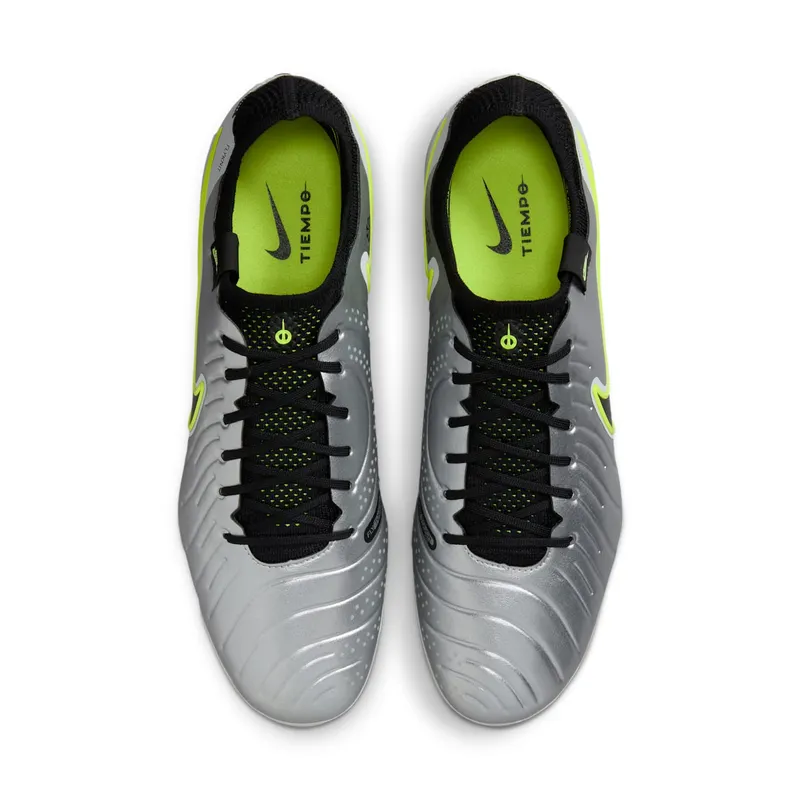 Nike Tiempo Legend 10 Elite AG-Pro Metallic Silver Volt Black (DV4330-001)