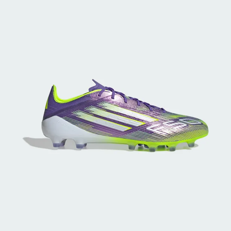 adidas F50 Elite Artificial Grass Boots “Purple Rush / Cloud White / Lucid Lemon” (JH7638)