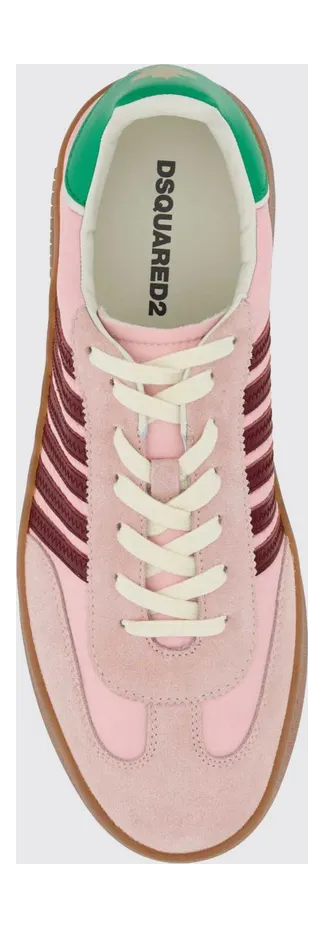 Dsquared2 Boxer Sneakers in Suede and Nylon Pink (SNM047711708709M593) (2)