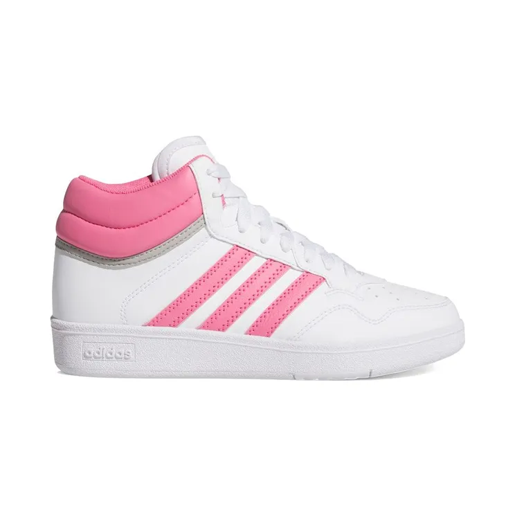 adidas Hoops 4.0 Mid Cloud White Pink Fusion Grey Two (JI0906)