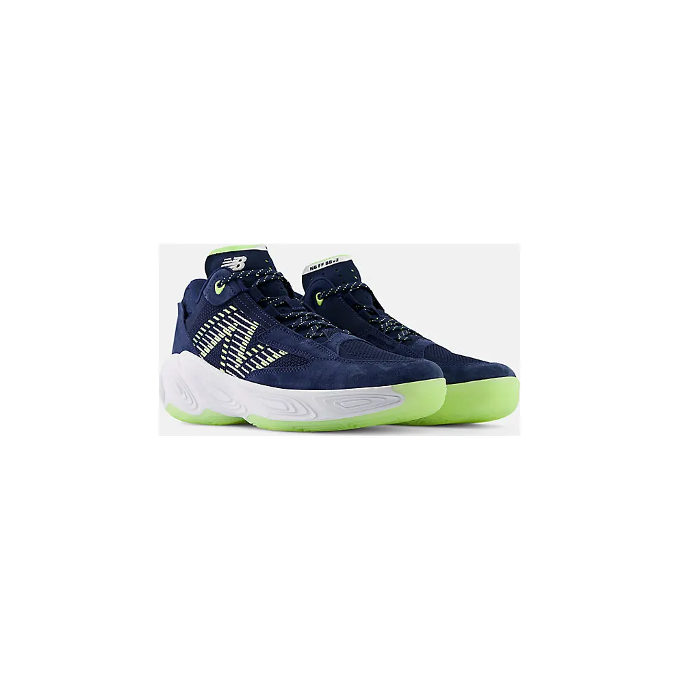 New Balance Fresh Foam BB v2 Navy Bleached Lime Glow (BBFRSHC2)