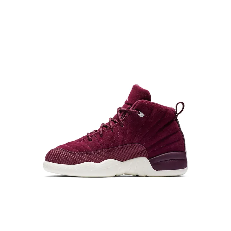 Jordan 12 Retro Bordeaux (PS) Bordeaux/Sail-Metallic Silver (151186-617)