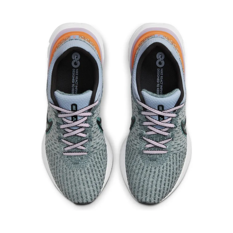 Nike React Infinity Run Flyknit 3 Road Running Grey (DD3024-300)