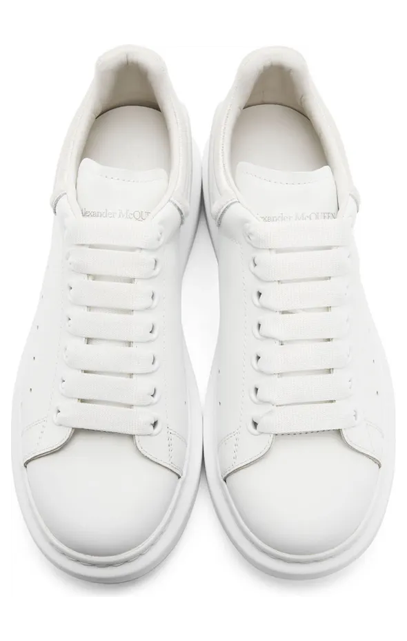 Alexander McQueen White Oversized Sneakers (682396WIBN59000) (5)