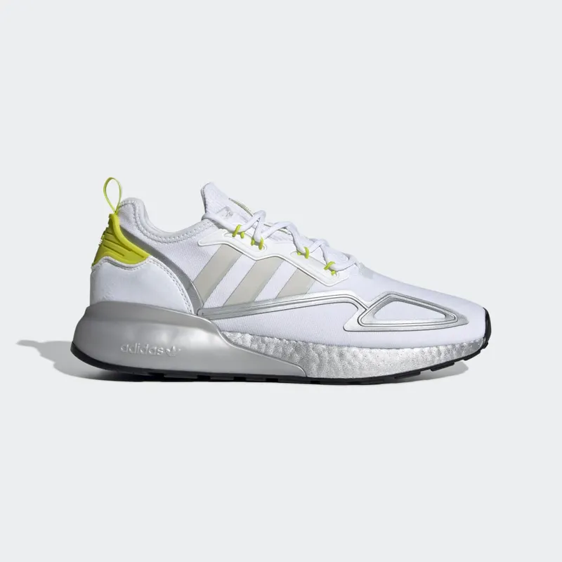 adidas ZX 2K Boost Cloud White / Grey One / Acid Yellow (H06577)