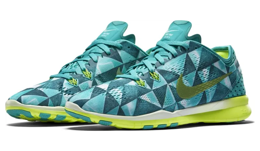 Nike Free 5.0 TR Fit 5 PRT Light Retro/Volt-Artisan Teal-White (W)