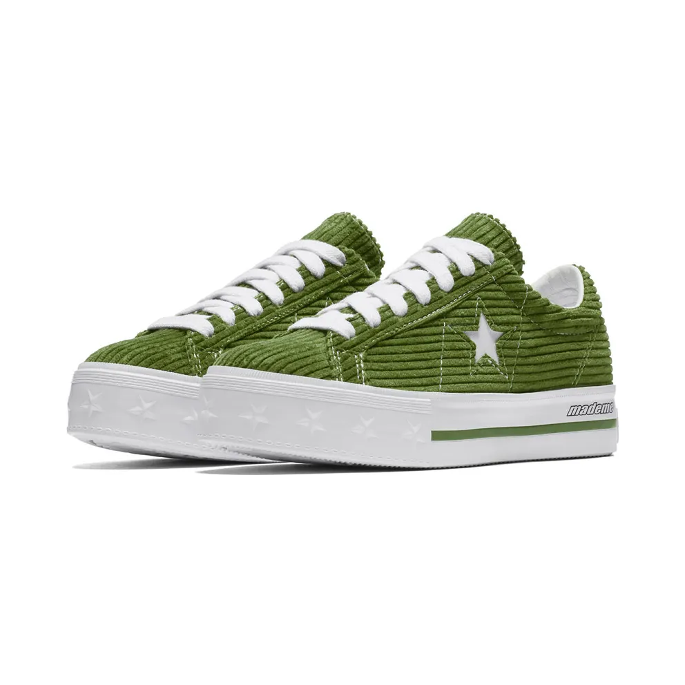 Converse One Star Platform Ox MadeMe Garden Green (W) (561392C)