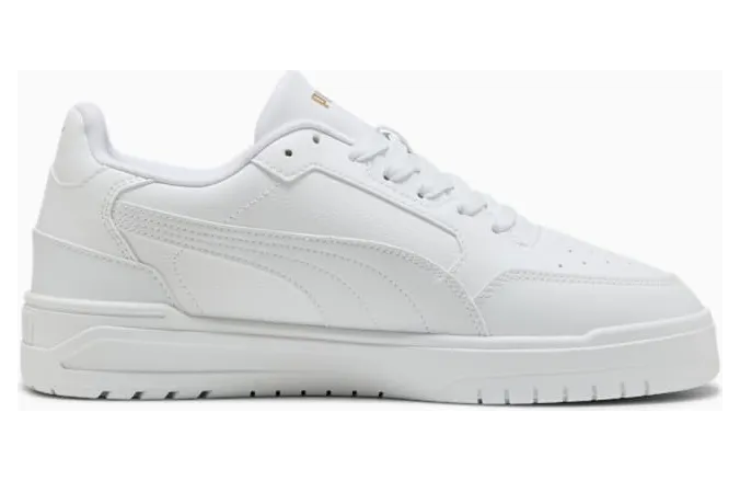 Puma Shuffle Downtown PUMA White-PUMA White-PUMA Gold (402596-01)