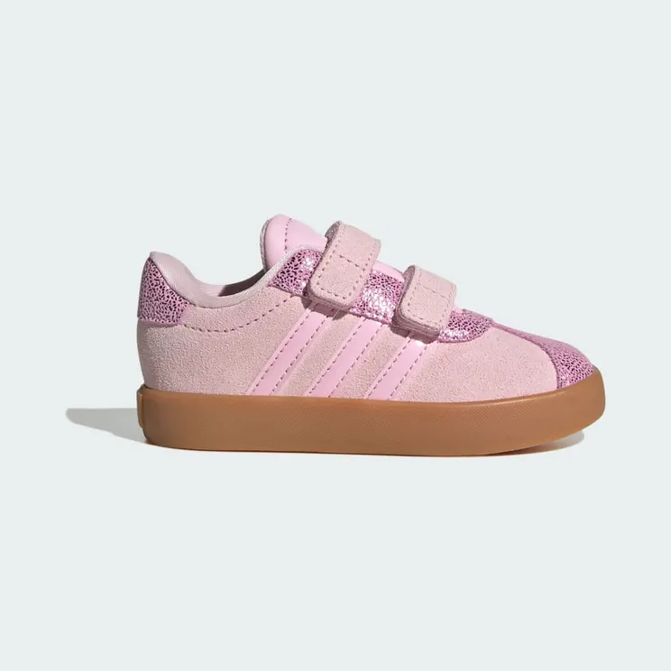 Adidas VL Court 3.0 Sneakers Kids Clear Pink / Clear Pink / Gum (JP7851)