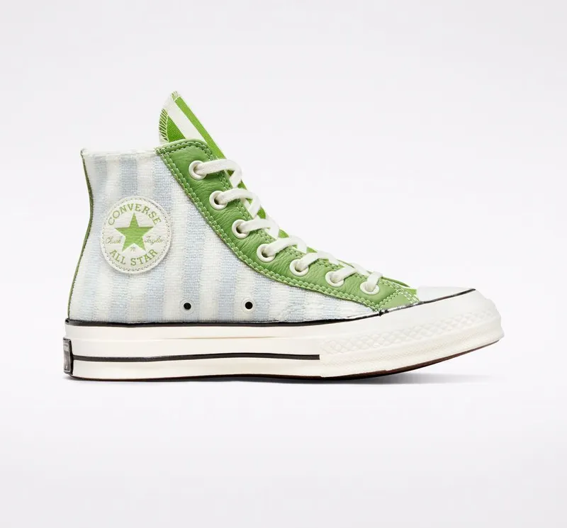 Converse Chuck 70 Striped Terry Cloth Egret/virtual Matcha (572865C)