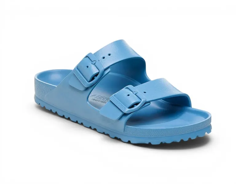 Birkenstock Unisex Arizona Essentials Slide-On Sandal Elemental Blue (1027275)