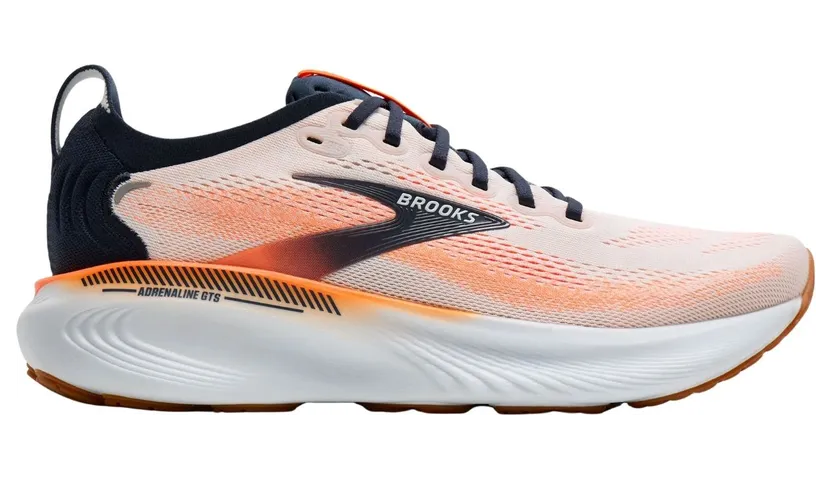 Brooks Adrenaline White / Spellbound / Orange (110454-1D-123)