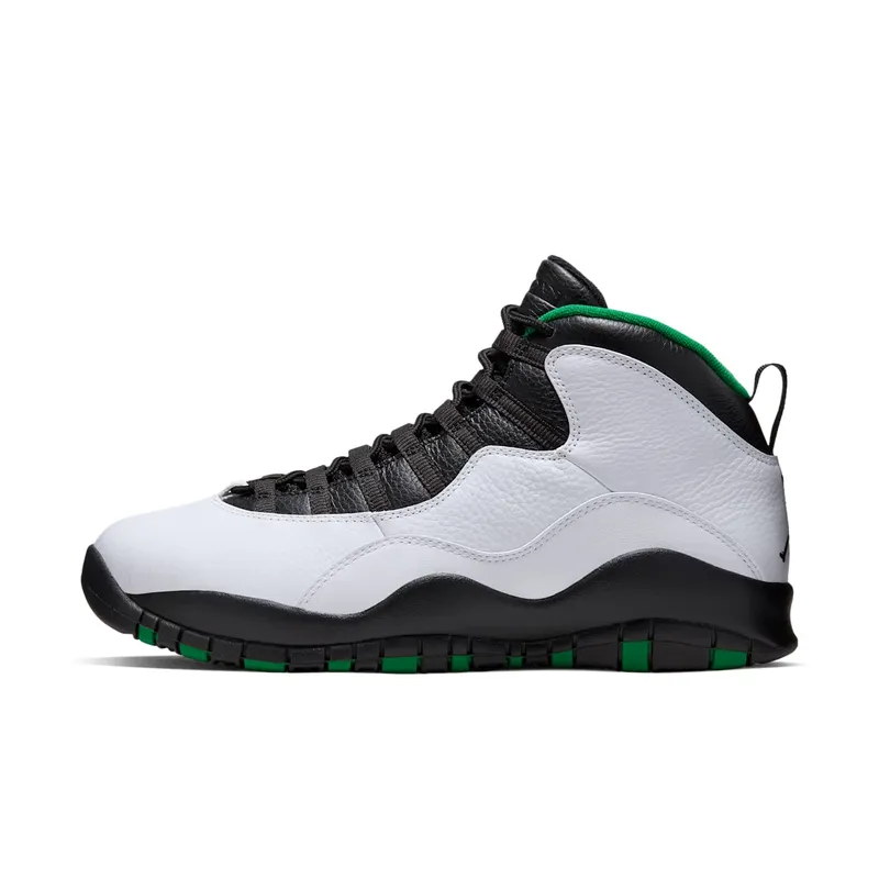 Jordan 10 Retro Seattle White/Black-Green-Yellow (310805-137)