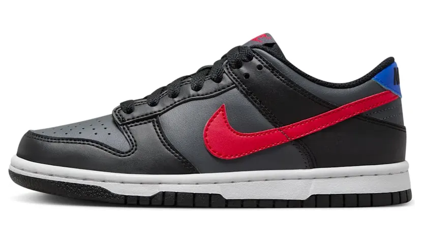 Nike Dunk Low GS “Black / University Red” (FV0373-001)