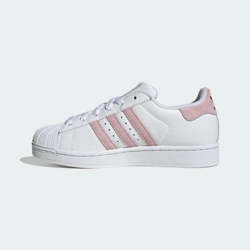 Adidas SUPERSTAR II Shoes Cloud White / Clear Pink / Cloud White (HQ9507)