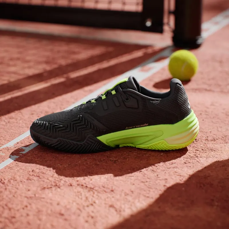 Adidas Barricade 13 Clay Tennis Shoes Core Black / Zero Metalic / Lucid Lemon (IH2560)