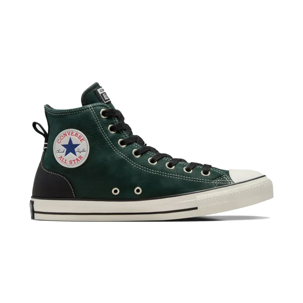 Converse Chuck Taylor All Star Nubuck & Leather Black/Egret/Red (A12779C)