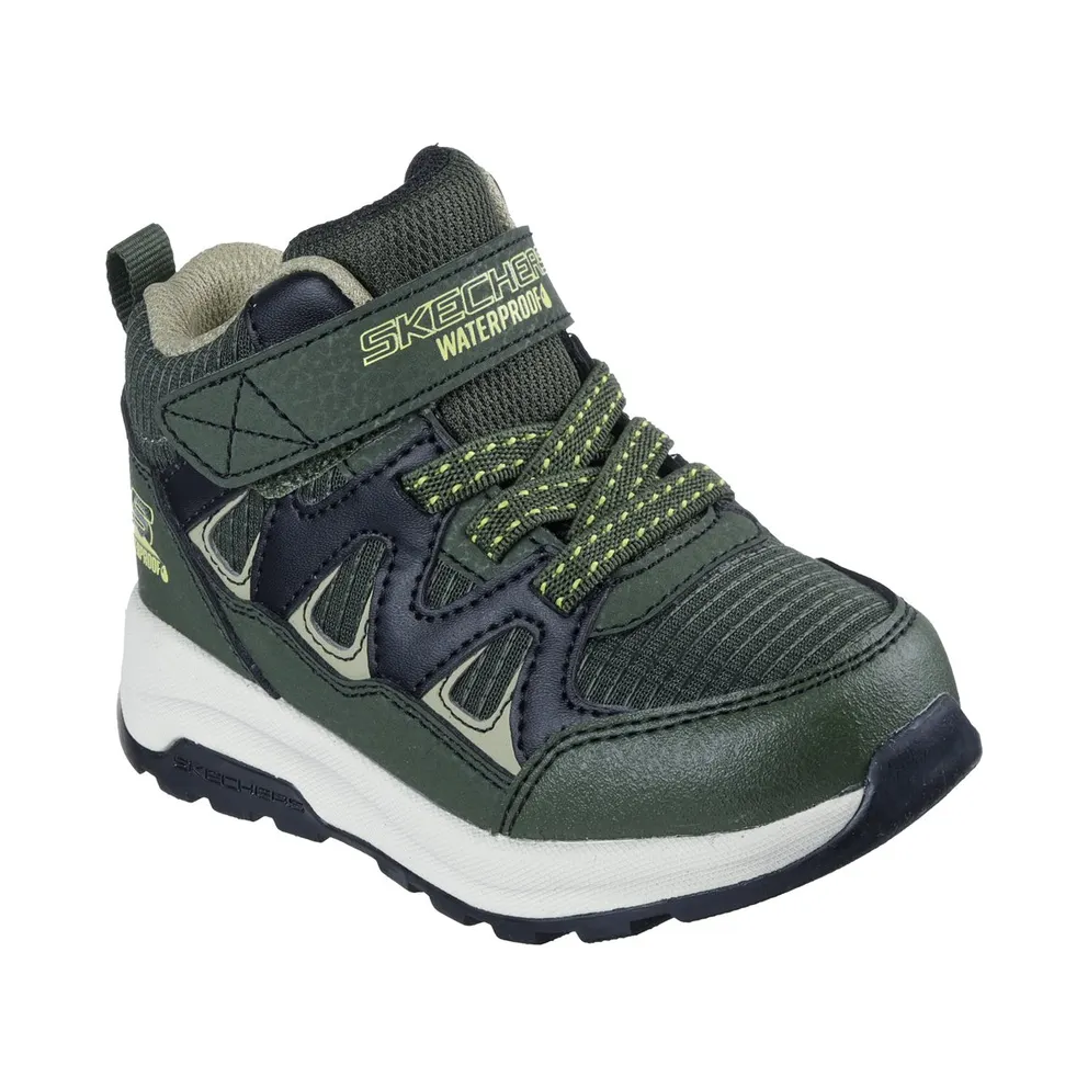 Skechers Waterproof: Storm Blazer – Drizzle Squad Sneaker Olijf/Black