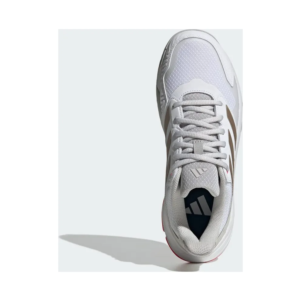 Adidas Courtjam Control 3 Tennis Cloud White / Iron Metallic / Lucid Red (IH2968)