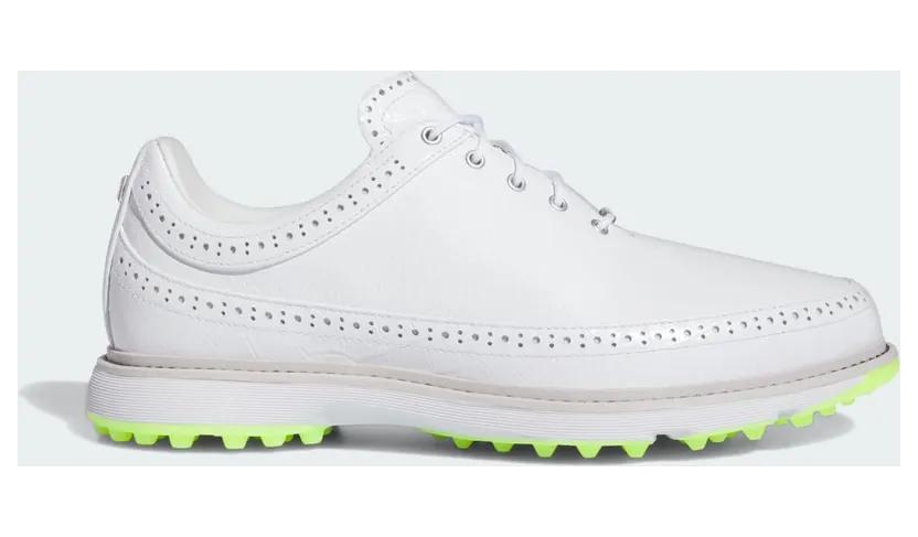 adidas MC80 Spikeless Golf Cloud White Matte Silver Lucid Lemon (ID4748)