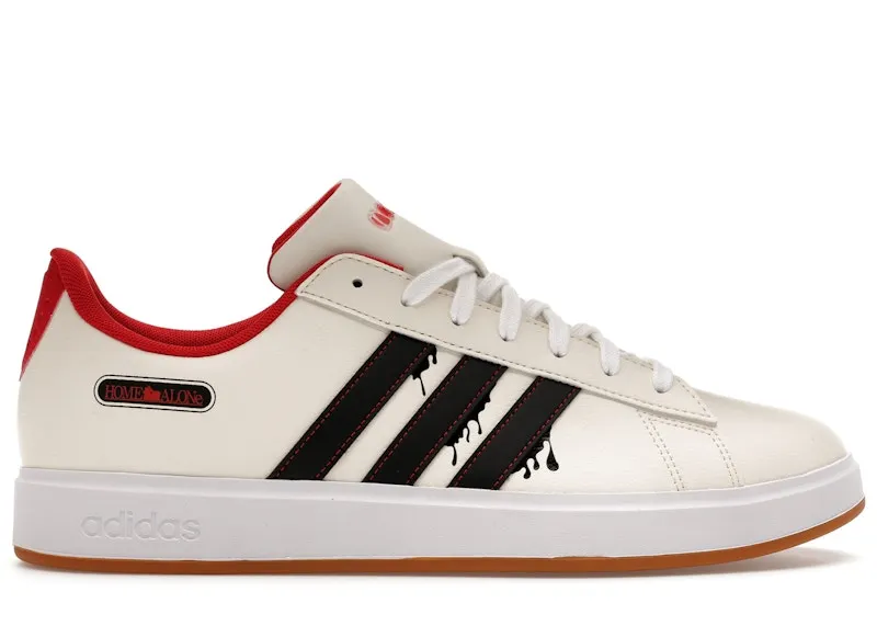adidas Grand Court Home Alone White Black (JQ6019)