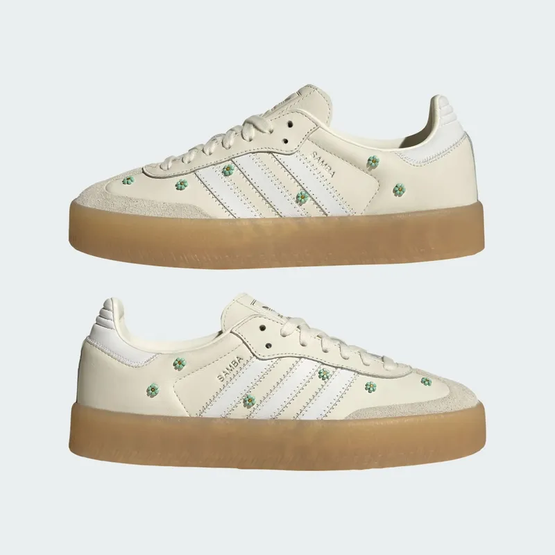 Adidas Sambae Bloemenprint Off White (JS3953)