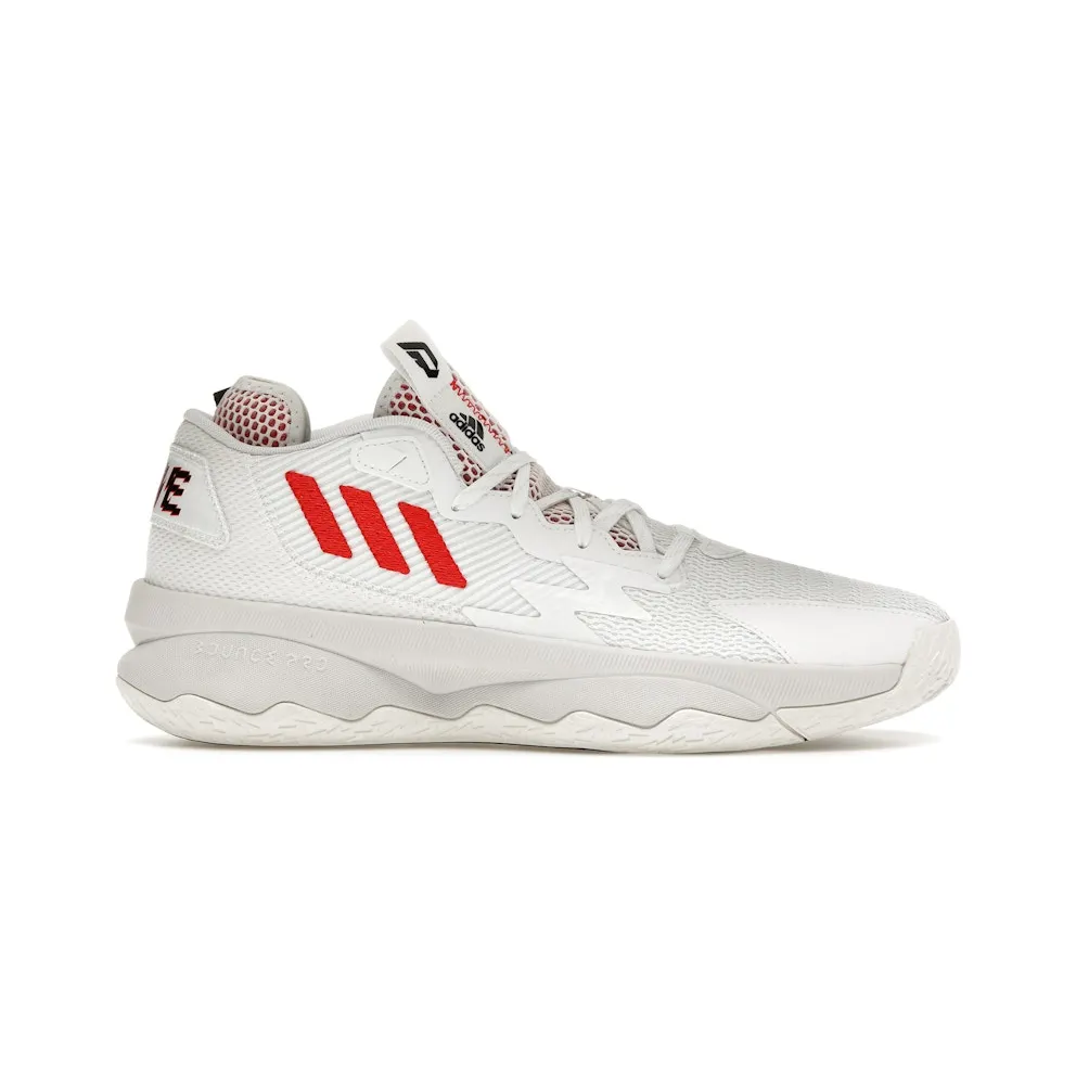 Adidas Dame 8 Cloud White / Vivid Red / Core Black (GY0384)