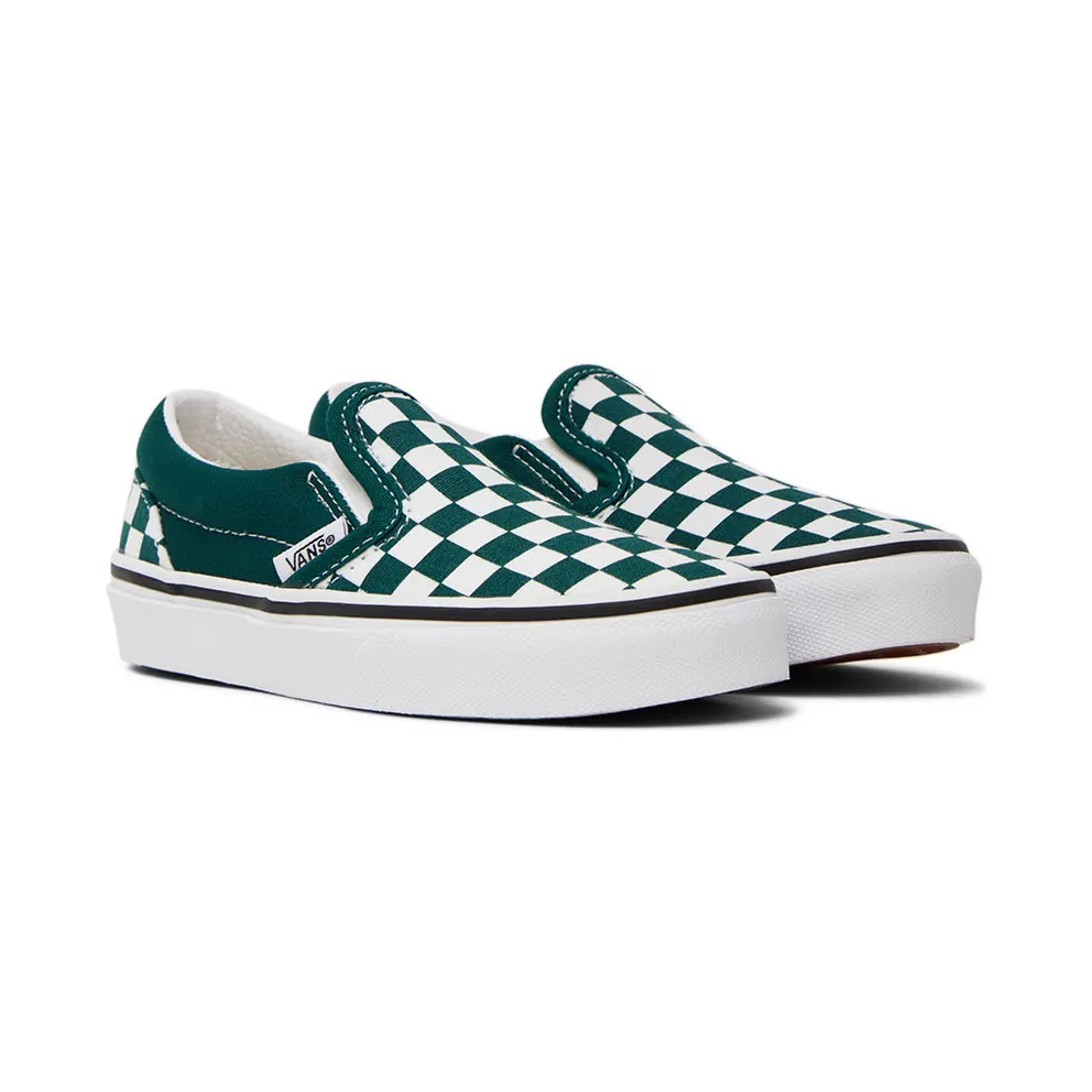 Vans Kids Green Classic Slip-On Little Kids (VN0A7Q5G60Q)
