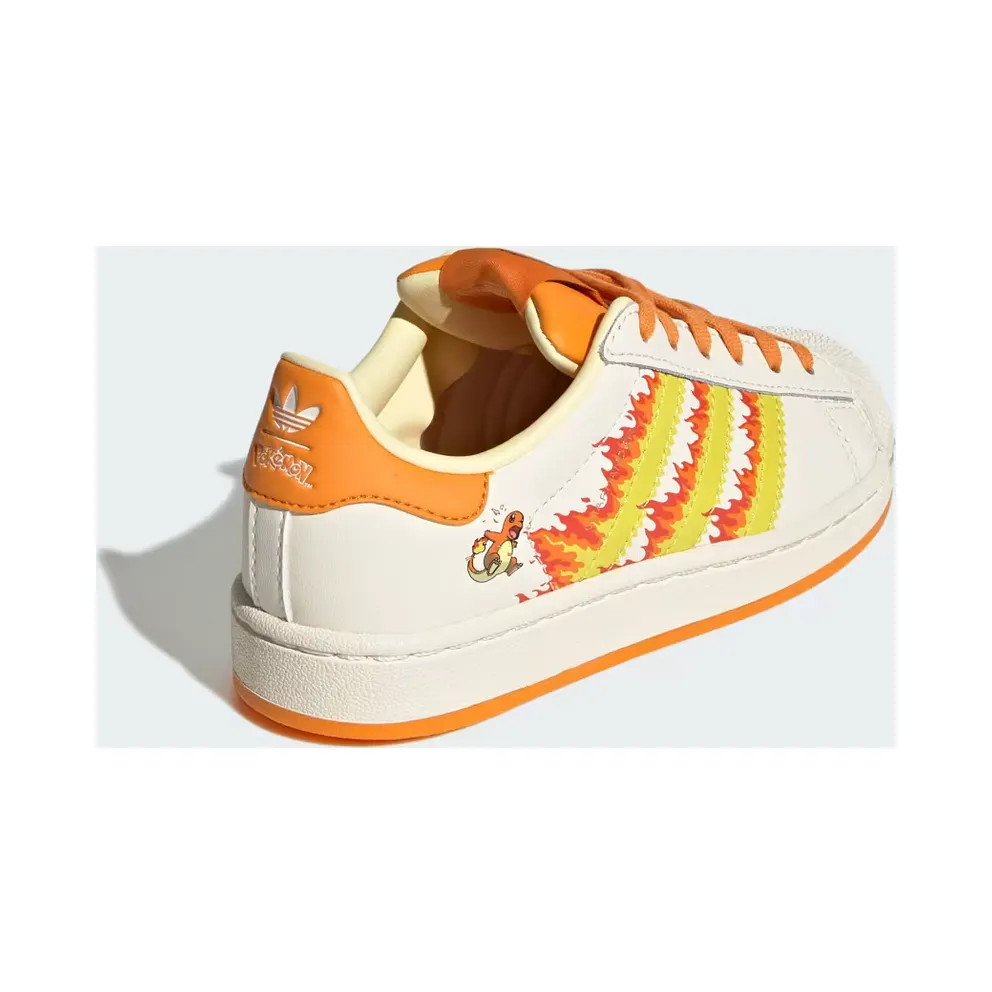 adidas Pokémon Superstar II “Cream White / Shock Yellow / Bright Orange” (KJ5618)