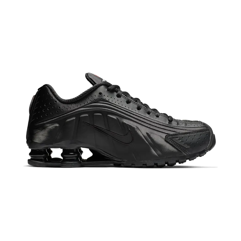 Nike Womens Shox R4 Black Max Orange (2019) (AR3565-004)