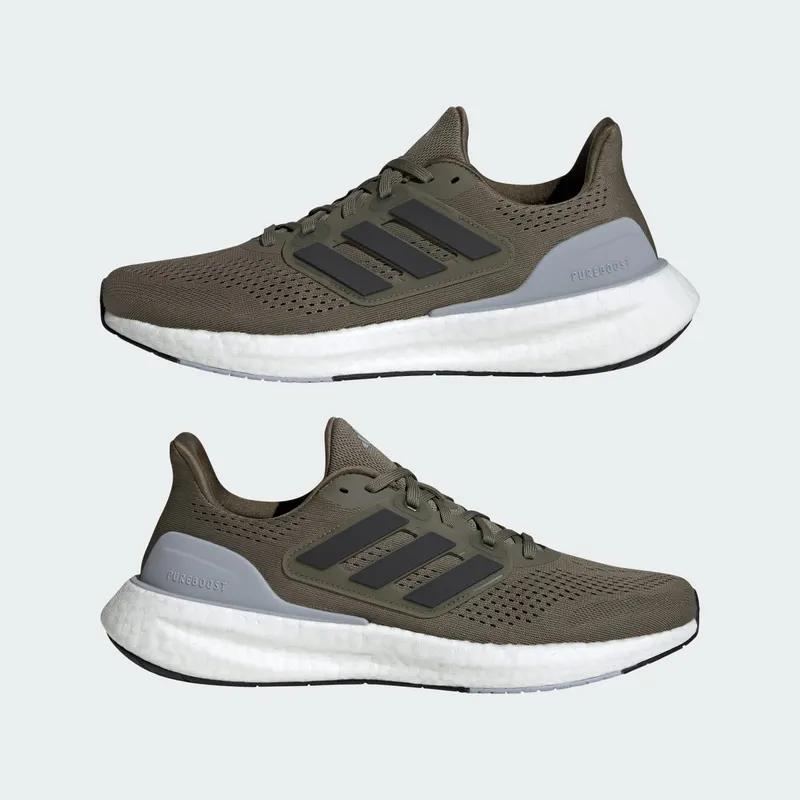 adidas Pureboost 23 Olive Strata Core Black Halo Silver (IF1548)