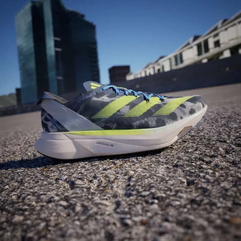 adidas Adizero Adios Pro 3 Crystal White Lucid Lemon Blue Burst (IG6441)