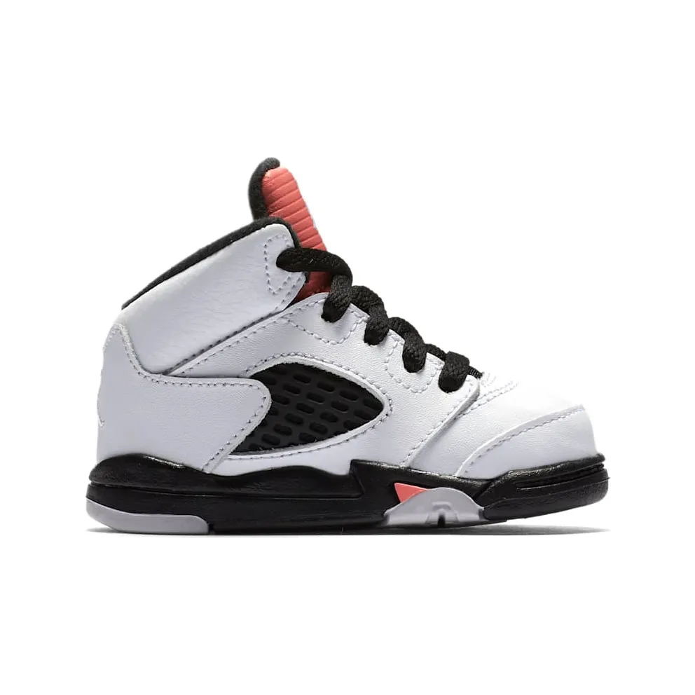 Jordan 5 Retro Sunblush (TD) White/White-Sunblush-Black (725172-115)