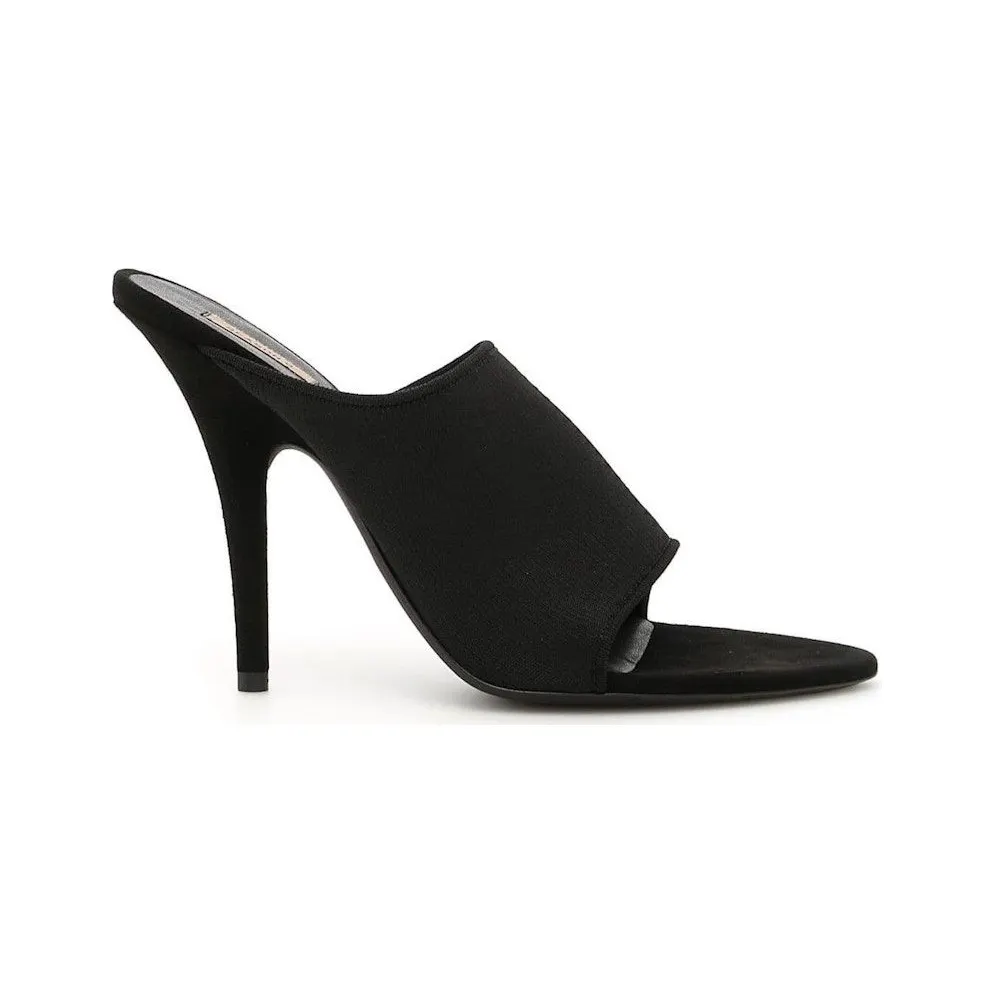 Yeezy Mule Sandal Knit 110MM Black Season 6 (KW5116-006)