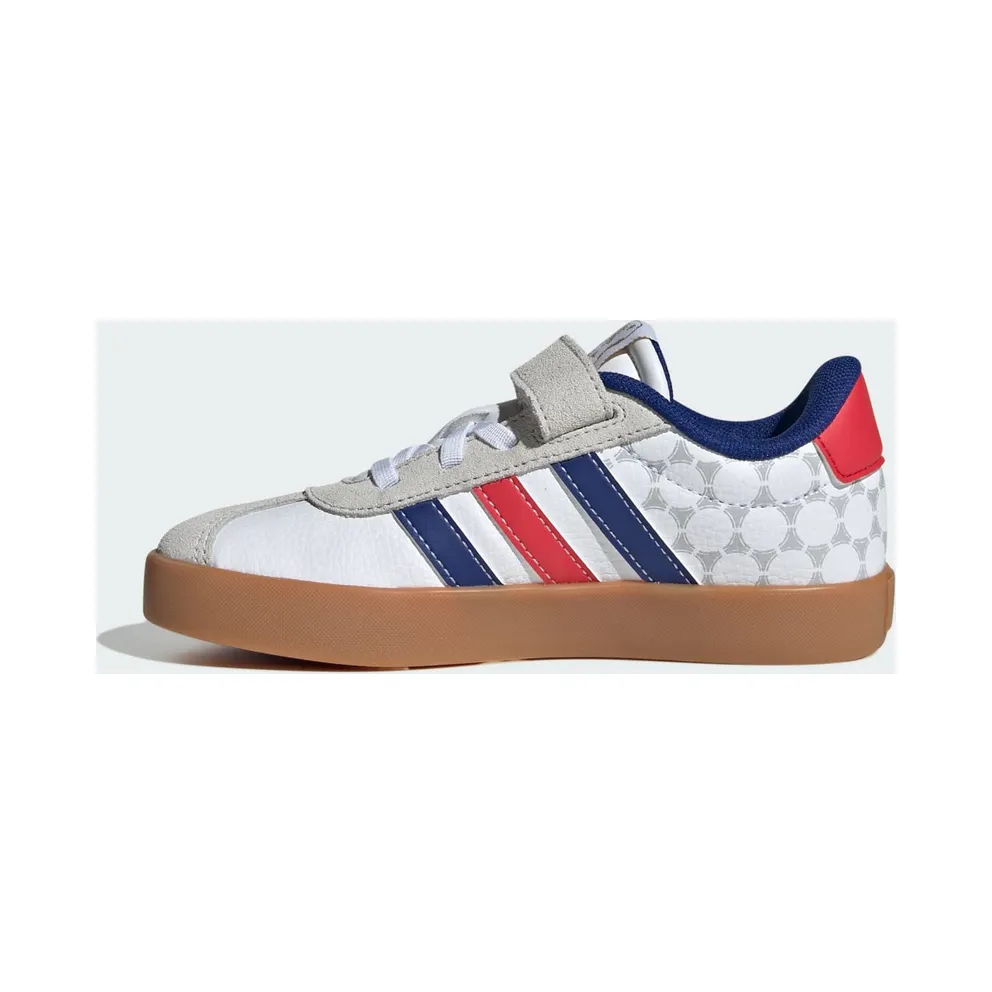 Adidas VL Court 3.0 Kids Cloud White / Pure Ruby / Mystery Ink (KI5707)