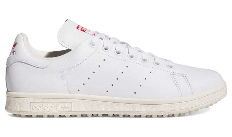 adidas Stan Smith Spikeless Golf Cloud White Off White Better Scarlet (JH6155)
