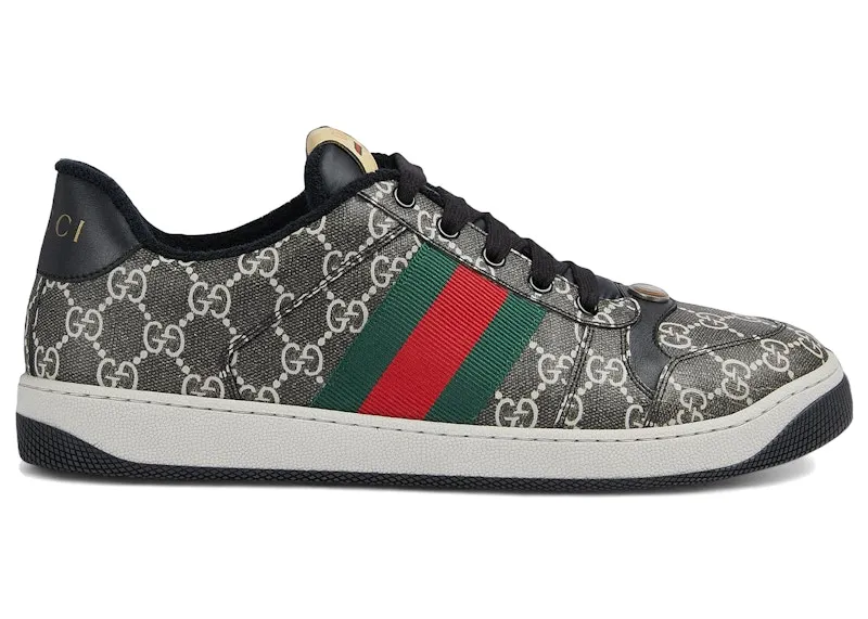 Gucci Screener GG Supreme Black Grey (763525 FACMI 8444)