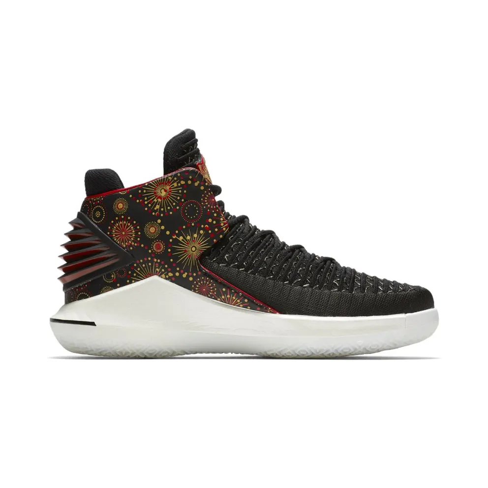 Jordan XXXII Chinese New Year 2018 (China Release) Black/University Red-White-Metallic Gold (AJ6333-042)