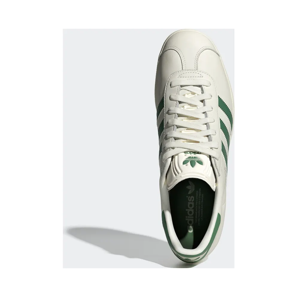 adidas Gazelle Shoes Off White / Preloved Green / Collegiate Green (IG1635)