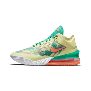 Nike LeBron 18 Low ‘Summer Refresh’ “White Lime / New Green / Bright Mango” (CV7562-300)