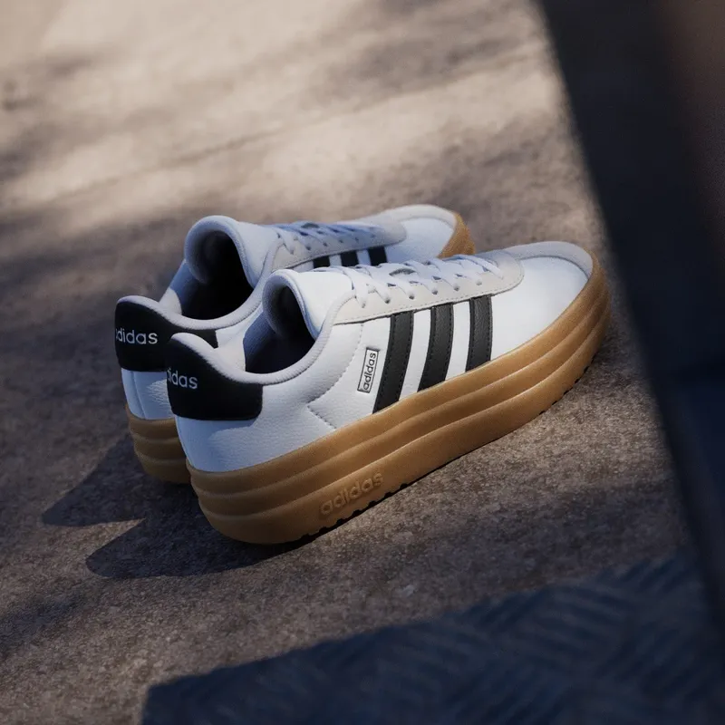 Adidas VL COURT BOLD Kids Cloud White / Core Black / Gum (JQ8065)
