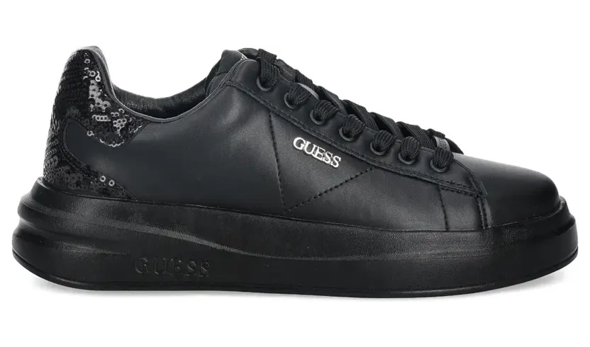 GUESS USA Elbina Sneakers mit Paillettenabsatz – Weiß (FLFE10ELE12)