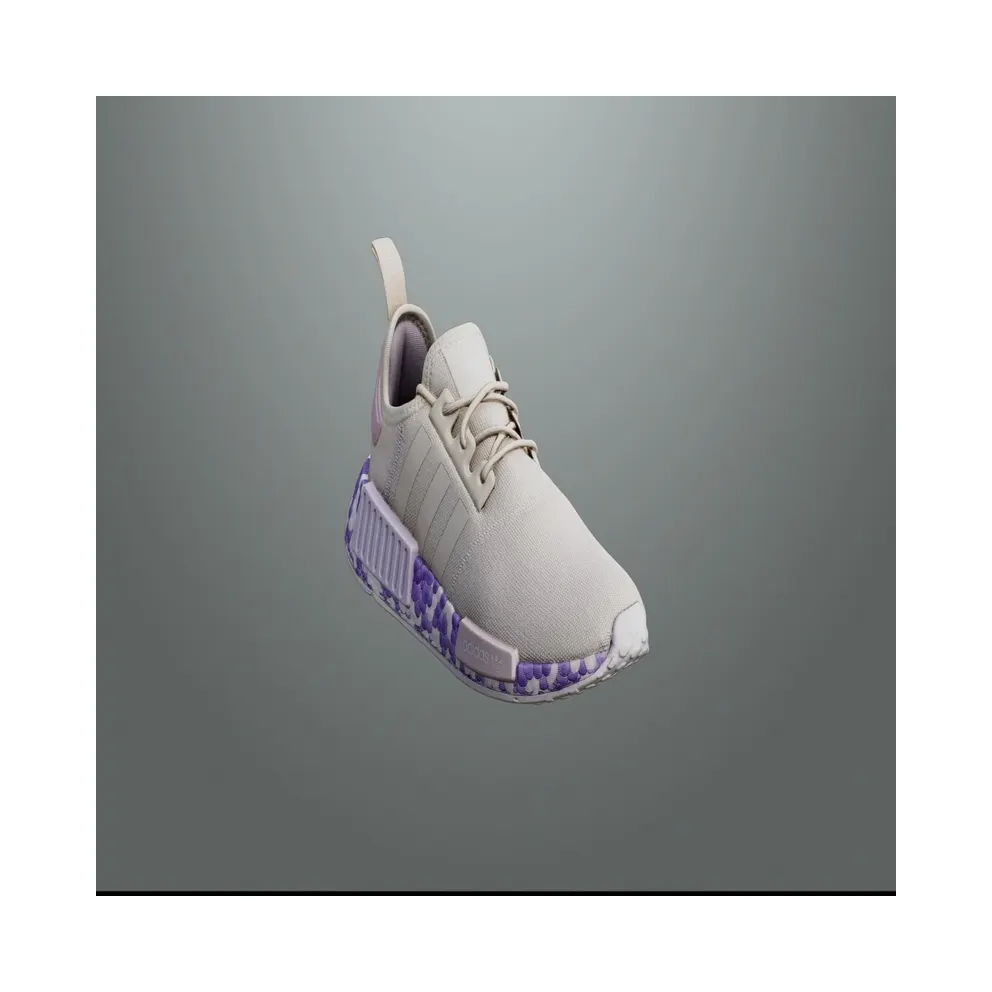 Adidas NMD_R1 Wonder White / Wonder White / Purple Tint (GW5694)